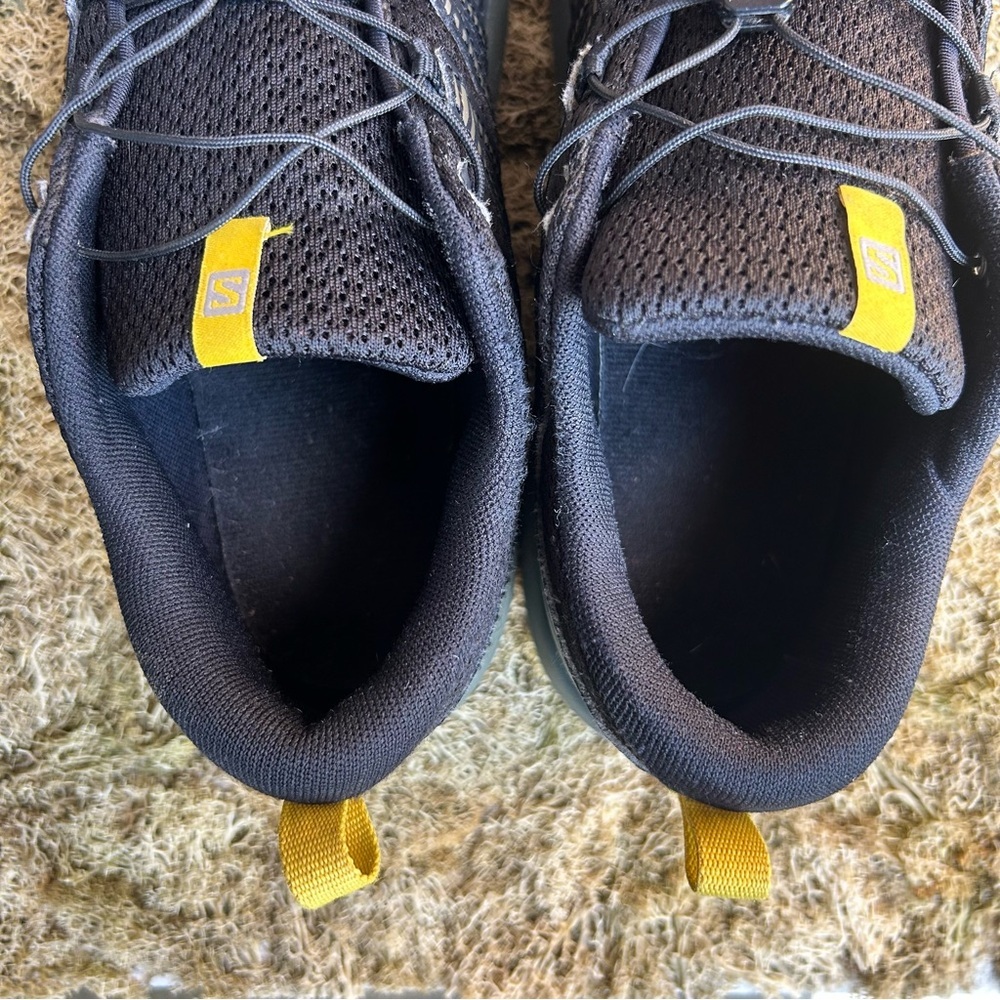 Salomon Xa Pro V8 Trail Running Shoes Blue Gray Yellow Men’s 7.5 - Picture 6 of 8